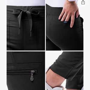 Black Jogger Scrub Pants